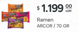 El Milagro Mayorista Arcor ramen oferta