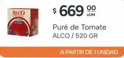 El Milagro Mayorista Alco puré de tomate oferta