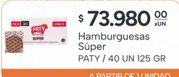 El Milagro Mayorista Paty hamburguesas súper oferta