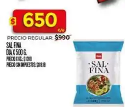 Dia - sal fina dia