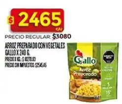 Supermercados DIA Gallo - arroz preparado con vegetales oferta