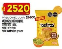 Tostitos - nachos sabor original tostitos