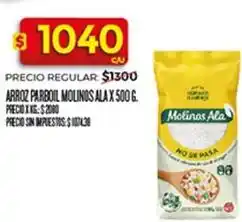 Supermercados DIA Molinos ala - arroz parboil x 500 g oferta