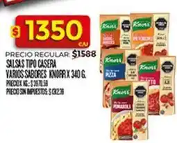 Supermercados DIA Knorr - salsas tipo casera oferta