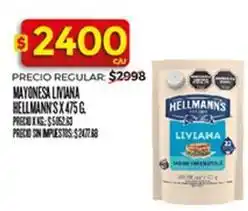 Supermercados DIA Hellmann's - mayonesa liviana oferta