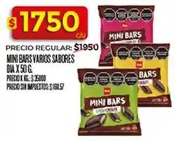 Supermercados DIA Dia - mini bars oferta