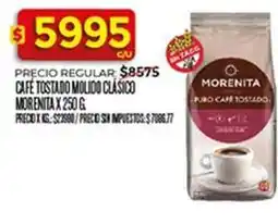 Supermercados DIA Morenita - café tostado molido clásico oferta