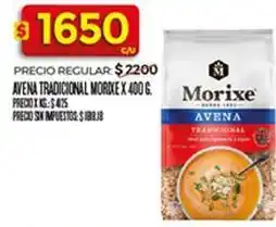 Supermercados DIA Morixe - avena tradicional morixe x 400 g oferta