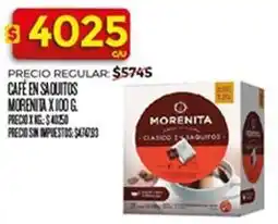 Supermercados DIA Morenita - café en saquitos x 100 g oferta