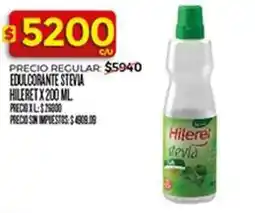 Supermercados DIA Hileret - edulcorante stevia oferta