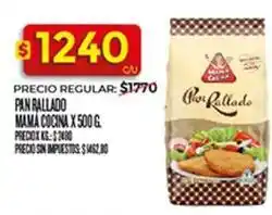 Supermercados DIA Mama cocina - pan rallado oferta