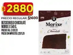 Supermercados DIA Morixe - bizcochuelo chocolate morixe x 540 g oferta