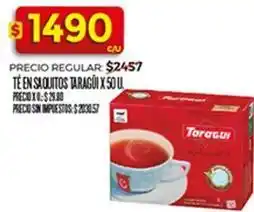 Supermercados DIA Te en saquitos oferta