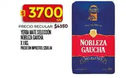 Supermercados DIA Nobleza gaucha - yerba mate seleccion oferta