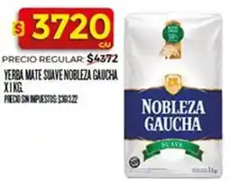 Supermercados DIA Nobleza gaucha - yerba mate suave oferta