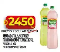 Supermercados DIA Terma - amargo citrus/serrano/pomelo rosado oferta