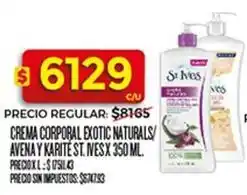 Supermercados DIA St ives - crema corporal exotic naturals oferta