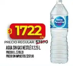 Supermercados DIA Nestlé - agua sin gas oferta