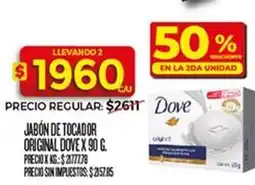 Supermercados DIA Dove - jabón de tocador original oferta
