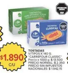 Carrefour Carrefour - tostaditas oferta