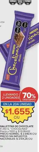 Carrefour Chocolinas - galletitas de chocolate oferta