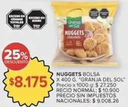 Carrefour Granja del sol - nuggets oferta