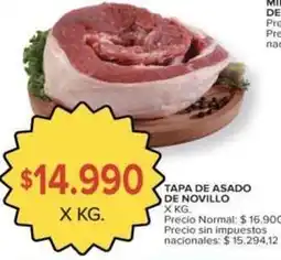 Carrefour Tapa de asado de novillo oferta