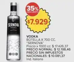Carrefour Sernova - vodka oferta