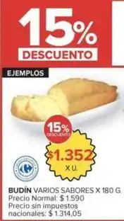 Carrefour Carrefour - budin varios sabores oferta