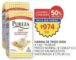 Carrefour Market Pureza - harina de trigo 0000 oferta