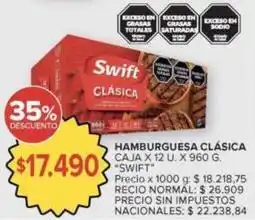 Carrefour Market Swift - hamburguesa clásica oferta