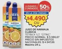 Carrefour Market Citric - jugo de naranja clásica oferta