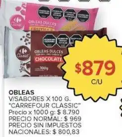 Carrefour Market Carrefour - obleas dulces oferta