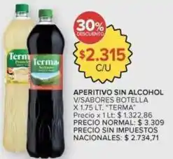Carrefour Market Terma - aperitivo sin alcohol oferta