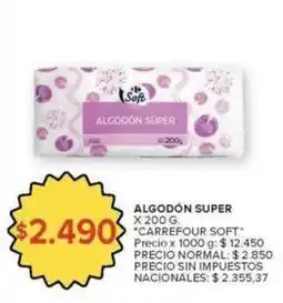 Carrefour Market Carrefour - algodón súper oferta