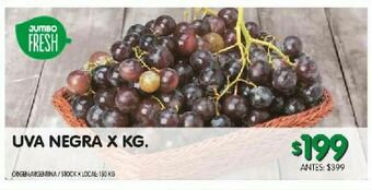 Uva negra x kg