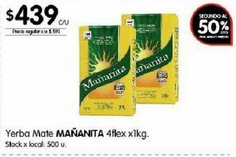 Disco Yerba mate mañanita kg oferta
