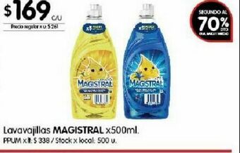 Disco Lavavajillas magistral 500ml oferta