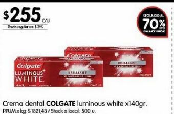 Disco Crema dental colgate 140g oferta