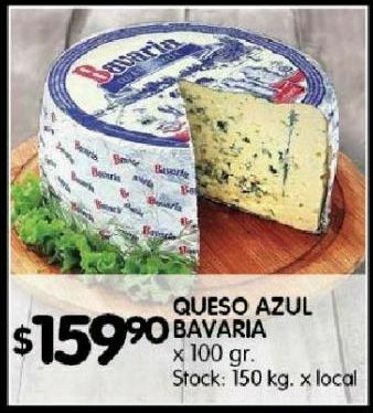 Disco Queso azul bavaria 100g oferta