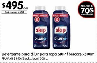 Disco Detergente skip 500ml oferta