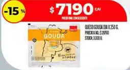 Supermercados DIA Dia queso gouda oferta