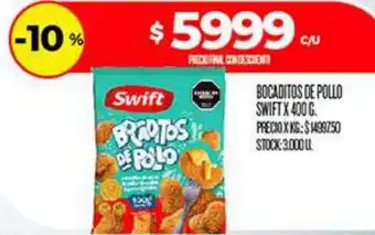 Swift bocaditos de pollo