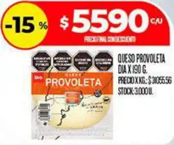 DIA queso provoleta