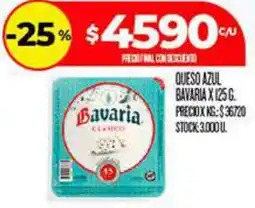 Supermercados DIA Bavaria queso azul oferta