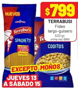 Almacor Terrabusi fideo largo-guisero oferta