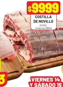 Almacor Costilla de novillo oferta