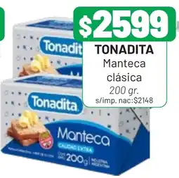 Almacor Tonadita manteca clásica oferta