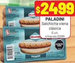 Almacor Paladini salchicha viena clásica oferta