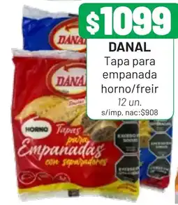 Almacor Danal tapa para empanada horno/freir oferta
